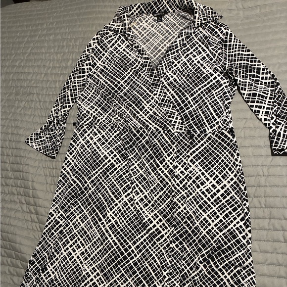 George Dresses & Skirts - George Monochrome Checkered Blouse